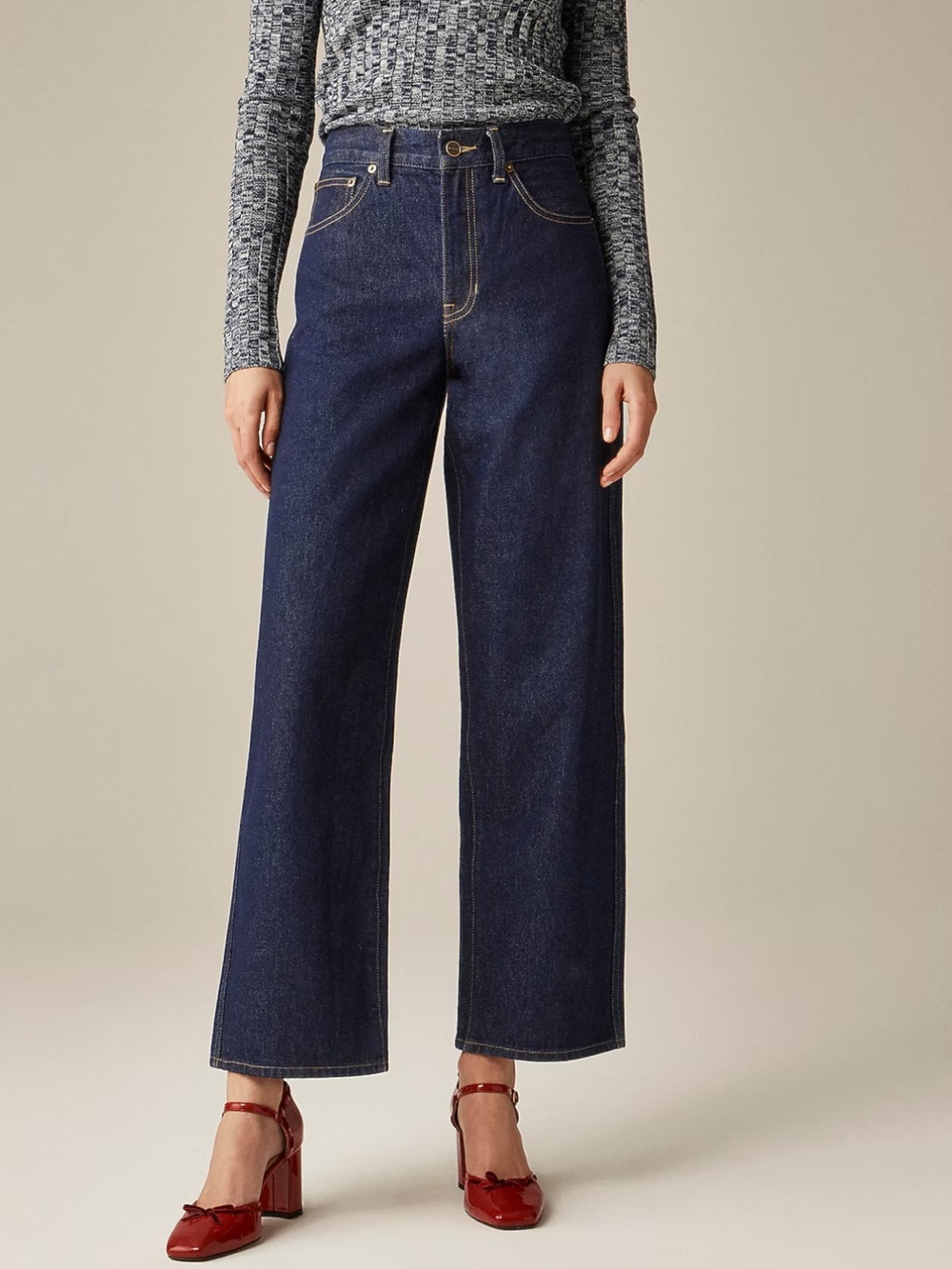 J Crew Women’s Modern Wide Leg Jeans Size 32 Like New